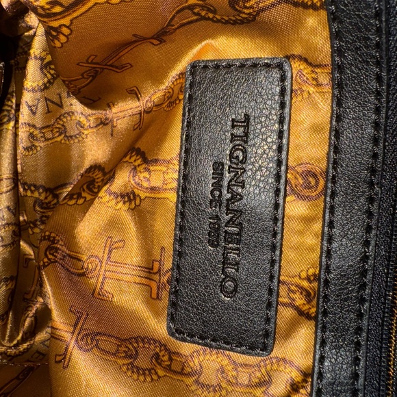 NWT RetroTignanello Black Women's Bag - Y2K or Boho vibes - soft leather straps - Picture 13 of 14